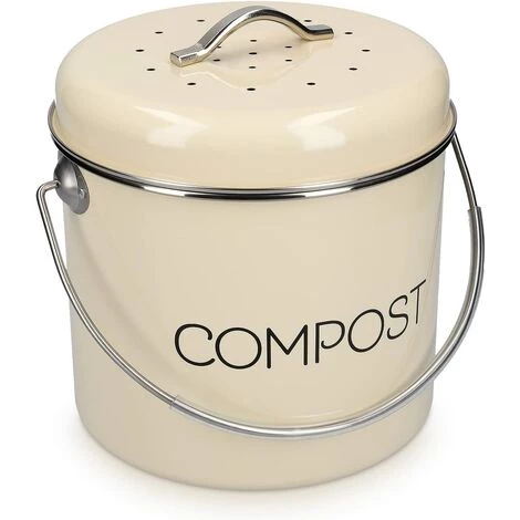 OCXIN Poubelle à Compost De Cuisine En Acier Inoxydable Poubelle à Compost Poubelle à Compost De Cuisine Poubelle à Compost Filtre à Charbon Inclus 1 OCXIN Poubelle à Compost De Cuisine En Acier Inoxydable Poubelle à Compost Poubelle à Compost De Cuisine Poubelle à Compost Filtre à Charbon Inclus