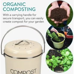OCXIN Poubelle à Compost De Cuisine En Acier Inoxydable Poubelle à Compost Poubelle à Compost De Cuisine Poubelle à Compost Filtre à Charbon Inclus 8 OCXIN Poubelle à Compost De Cuisine En Acier Inoxydable Poubelle à Compost Poubelle à Compost De Cuisine Poubelle à Compost Filtre à Charbon Inclus -Compostage Soldes 67280475 4
