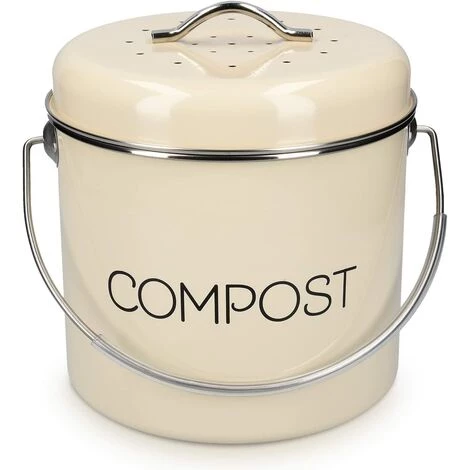 OCXIN Poubelle à Compost De Cuisine En Acier Inoxydable Poubelle à Compost Poubelle à Compost De Cuisine Poubelle à Compost Filtre à Charbon Inclus 5 OCXIN Poubelle à Compost De Cuisine En Acier Inoxydable Poubelle à Compost Poubelle à Compost De Cuisine Poubelle à Compost Filtre à Charbon Inclus – Image 5