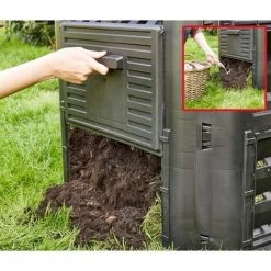 Hecht 3060 Composteur Pour Jardin 360L Déchets De Pelouse Boite De Compostage 69 X 69 X 84 Cm 7 Hecht 3060 Composteur Pour Jardin 360L Déchets De Pelouse Boite De Compostage 69 X 69 X 84 Cm -Compostage Soldes 67280732 3