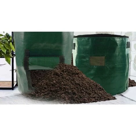 FLYME Sacs De Compost De Jardin Sacs De Déchets De Jardin Réutilisables, Bac à Compost Organique écologique Avec Couvercle Adapté à La Cuisine, Au Jardin, à La Cour (2 Pièces 5 FLYME Sacs De Compost De Jardin Sacs De Déchets De Jardin Réutilisables, Bac à Compost Organique écologique Avec Couvercle Adapté à La Cuisine, Au Jardin, à La Cour (2 Pièces – Image 5