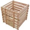 CIHB Composteur En Bois De Douglas Naturel 700 Litres Beige - Beige